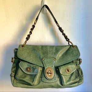 EUC COACH 65Th. Anniversary Vachetta Leather Green